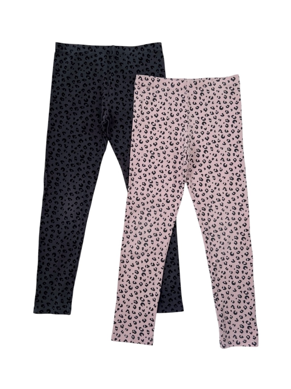 2 pairs of girls H&M printed leggings